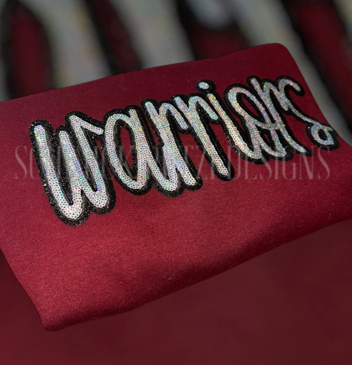 Warriors Sequin Crew